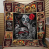 Beautiful Skull Girl Quilt Blanket DQB08072001-TQH