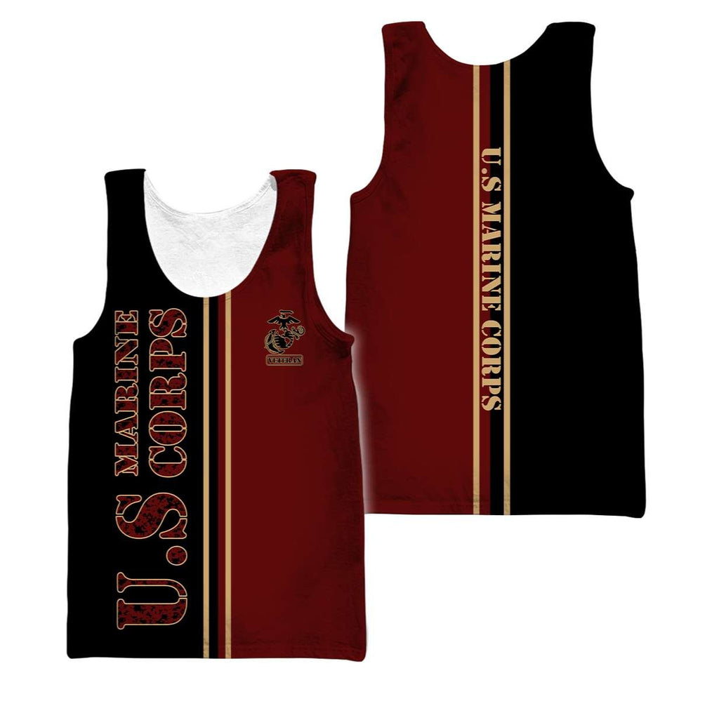 US Marine Corps 3D All Over Printed Unisex Shirts