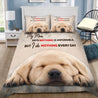 Cute Lazy Labrador Bedding Set QB06292003-BEDDING SETS-TQH-Twin-Vibe Cosy™