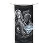 Marilyn Monroe and Skull Shower Curtains-Home Decor-Printify-Towel 30x56-Vibe Cosy™
