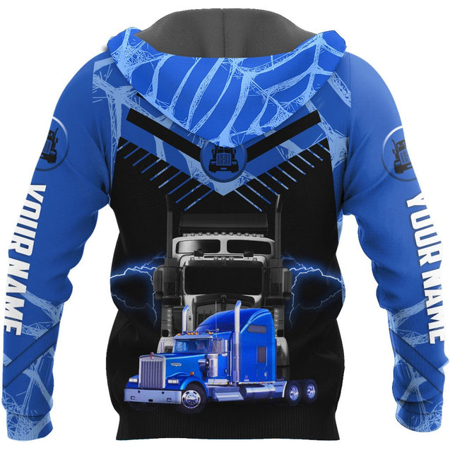 3D All Over Printed Truck Lover  Unisex Shirts Custom Name XT