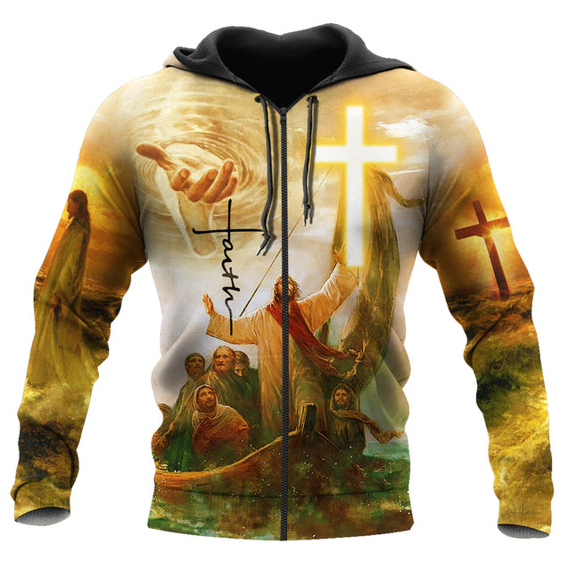 Christian Jesus Easter Day 3D All Over Printed Unisex Shirts