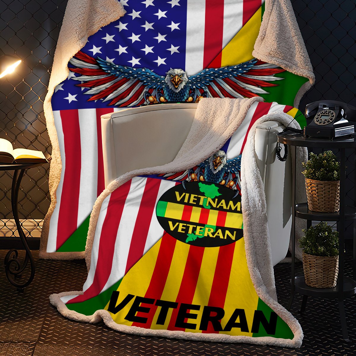 Viet Nam Veteran 3D All Over Printed Blanket