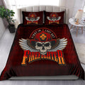 Cool Skull Firefighter Bedding Set DQB08242002-TQH