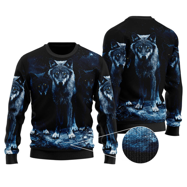 Wolf 3D All Over Printed Unisex Shirts No 07