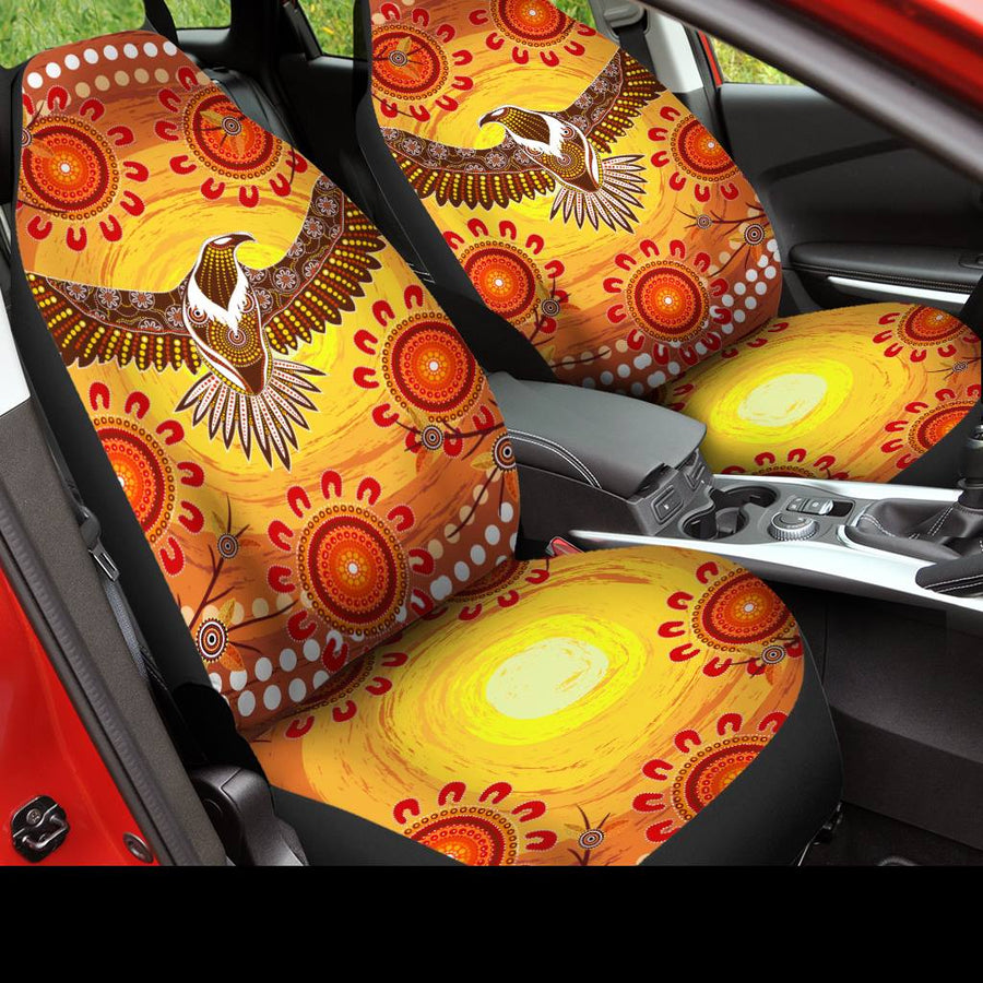 Aboriginal Decors Australian Gifts Power Eagle car seat covers