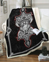 Viking 3D All Over Printed Blanket