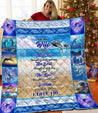 Love Gift Beautiful Dolphin Couple Quilt MEI