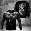 White Tiger Tatoo 3D Over Printed Hoodie for Men and Women