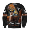 Love Deer 3D All Over Printed Shirts For Men And Woman