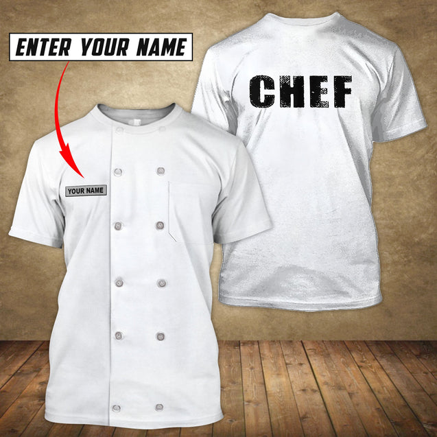 Custom Name Master Chef 3D All Over Printed Unisex Shirts