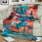 US Navy 3D All Over Printed Blanket