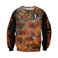 3D Printed Beautiful Orange Camo Hunting Clothes Oauy2702-Apparel-DV85-Sweat Shirt-S-Vibe Cosy™