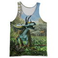 3D All Over Printed Coahuilaceratops Dinosaurs Art Shirts And Shorts-3D All Over Printed Clothes-HP Arts-Tank Top-S-Vibe Cosy™