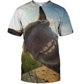 3D All Over Print Donkey Face Shirt-Apparel-6teenth World-T-Shirt-S-Vibe Cosy™