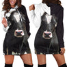 Beautiful Cow Farmer Hoodie Dress-Apparel-HD09-Hoodie Dress-S-Vibe Cosy™