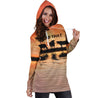 Herd That Cow Hoodie Dress-Apparel-HD09-Hoodie Dress-S-Vibe Cosy™