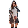 Cow Kids Hoodie Dress-Apparel-HD09-Hoodie Dress-S-Vibe Cosy™