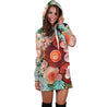 Vibrant Mushroom-Apparel-NTH-Hoodie Dress-S-Vibe Cosy™