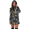 3D All Over Print Mushrooms and leaves of forest trees Hoodie Dress-Apparel-NTH-Hoodie Dress-S-Vibe Cosy™