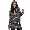 3D All Over Print Mushrooms and leaves of forest trees Hoodie Dress-Apparel-NTH-Hoodie Dress-S-Vibe Cosy™