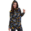 Violet mushroom pants Hoodie Dress-Apparel-NTH-Hoodie Dress-S-Vibe Cosy™