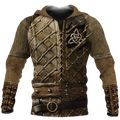Irish Armor Knight Warrior Chainmail 3D All Over Printed Shirts For Men and Women AM020308-Apparel-TT-Hoodie-S-Vibe Cosy™