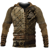 Irish Armor Knight Warrior Chainmail 3D All Over Printed Shirts For Men and Women AM020308-Apparel-TT-Hoodie-S-Vibe Cosy™