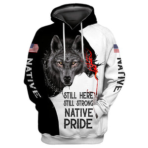 Wolf - Native Pride 3D All Over Printed Unisex Shirts