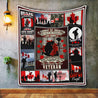 Canadian Veteran - Remembrance Day Soft and Warm Blanket XT 15032103.CXT