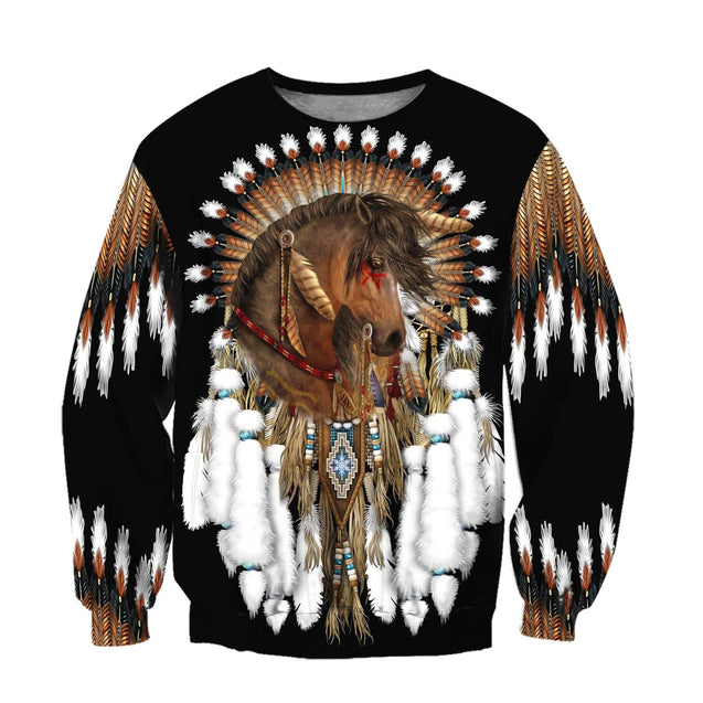 Horse Native American Pride 3D All Over Printed Unisex Shirt