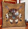 Wolf Native American 3D Full Printing Soft and Warm Quilt