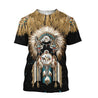 Wolf Native American 3D All Over Printed Unisex Shirts No 18