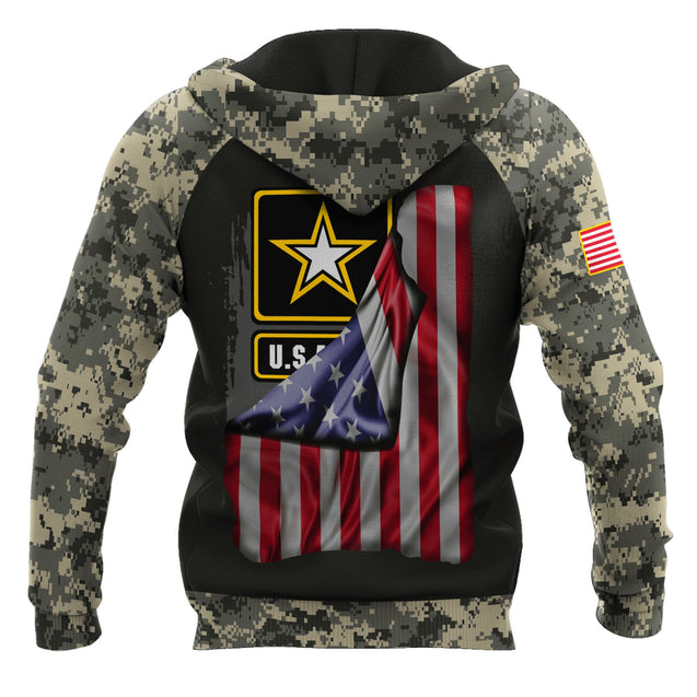 US Army Veteran 3D All Over Printed Unisex Shirts