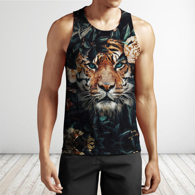 Portrait Tiger in Nature All Over Printed Shirt For Men and Women