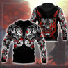 Japan Mask Tattoo 3D All Over Printed Combo Hoodie + Sweatpant