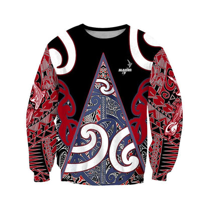 Maori rugby mangu 3d all over printed shirt and short for man and women
