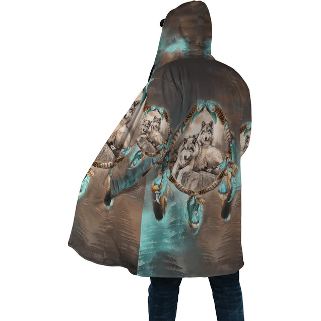 Wolf Native American 3D All Over Printed Unisex Shirts No 02