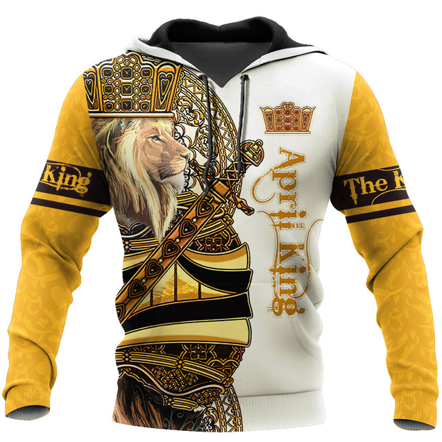 April King Lion 3D All Over Printed Unisex Shirts