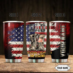 Customized Name American Steel Tumbler
