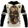 King Ace Spade Lion Poker 3D All Over Printed Combo Hoodie + Sweatpant