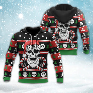 Skulls Christmas 3D All Over Printed Unisex Shirts HHT08122001