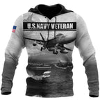 US Navy Veteran 3D All Over Printed Unisex Shirts