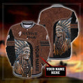 Custom Name Native American 3D All Over Printed Unisex Shirts