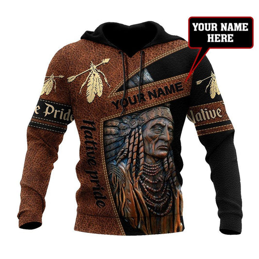 Customize Name Native American 3D All Over Printed Unisex Shirt