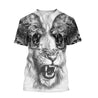 Double Alpha King Tattoo 3D All Over Printed  Unisex Shirts