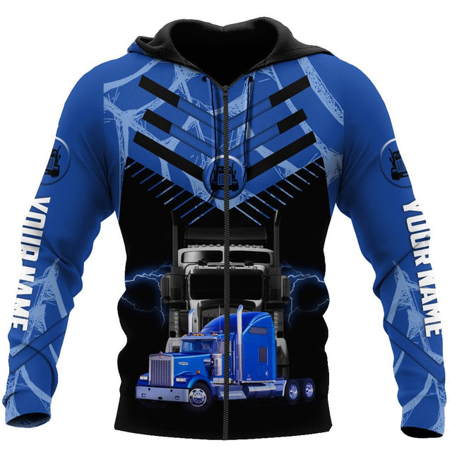 3D All Over Printed Truck Lover  Unisex Shirts Custom Name XT