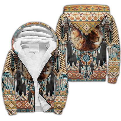 Lion Native American 3D All Over Printed Unisex Shirts