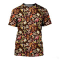 EDIBLE MUSHROOMS 3D ALL OVER PRINTED SHIRTS-Apparel-NTH-T-Shirt-S-Vibe Cosy™