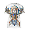 Wolf Native American 3D All Over Printed Unisex Shirts No 06